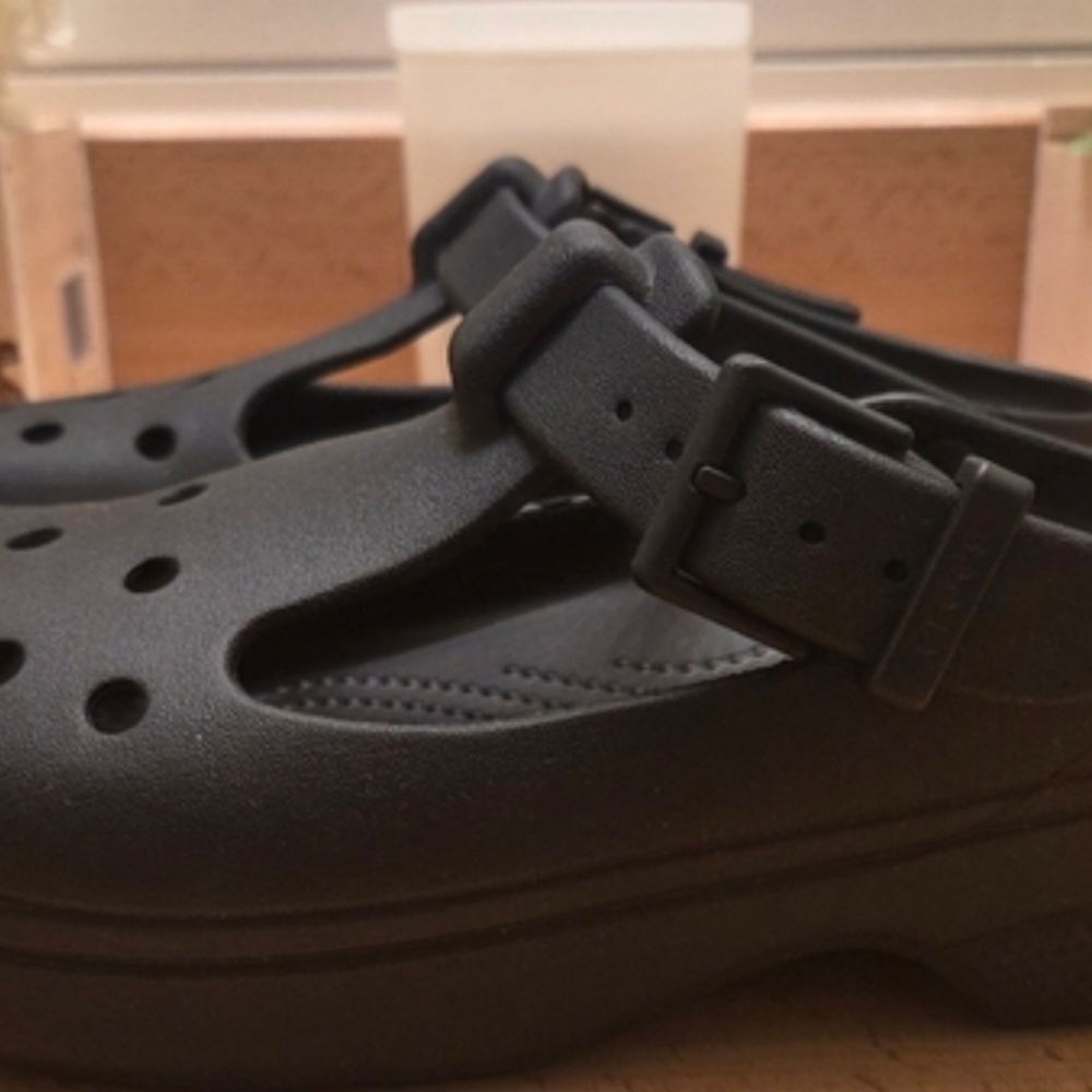 CROCS Classic Mary Jane Clog Black Size Women's 7 - Picture 3 of 5